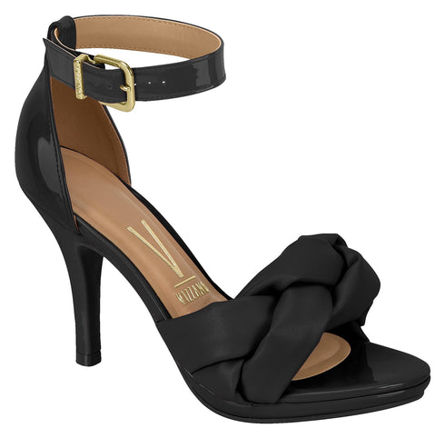 ⚜️Sandália Verniz Premium Black Vizzano